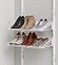 Rubbermaid Customizable Wall Mount Shoe Shelf White for HomeHouseClosetLaundryLinen Organization