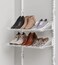 Rubbermaid Customizable Wall Mount Shoe Shelf White for HomeHouseClosetLaundryLinen Organization