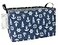 FANKANG Storage BasketNursery Hamper Canvas Laundry Basket Foldable with Waterproof PE Coating Storage Office Bedroom ClothesToys RecSailboat