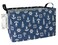 FANKANG Storage BasketNursery Hamper Canvas Laundry Basket Foldable with Waterproof PE Coating Storage Office Bedroom ClothesToys RecSailboat