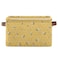 AUUXVA Cute Animal Bee Square Storage Basket Bin Canvas Fabric Compressible Organizer Basket with Handle for Bedroom Nursery Office 1PCS