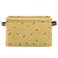 AUUXVA Cute Animal Bee Square Storage Basket Bin Canvas Fabric Compressible Organizer Basket with Handle for Bedroom Nursery Office 1PCS