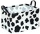 KUNRO Kid Storage Basket Gift Shelf Basket Toy Storage Bin Nursery Basket Organizer Box for Children Room Deco With Handles Cow pattern