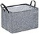 VAIVUSTO Rec Box Hamper Storage Basket Collapsible Organizer Bin Gift Shelf Baskets for Home and Kitchen Storage