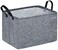 VAIVUSTO Rec Box Hamper Storage Basket Collapsible Organizer Bin Gift Shelf Baskets for Home and Kitchen Storage
