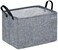 VAIVUSTO Rec Box Hamper Storage Basket Collapsible Organizer Bin Gift Shelf Baskets for Home and Kitchen Storage