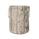 Jacone Stylish Tree Stump Shape Design Storage Basket Cotton Fabric Washable Cylindric Laundry Hamper with Rope Handles Decorative and Convenient for Kids Bedroom