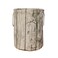 Jacone Stylish Tree Stump Shape Design Storage Basket Cotton Fabric Washable Cylindric Laundry Hamper with Rope Handles Decorative and Convenient for Kids Bedroom
