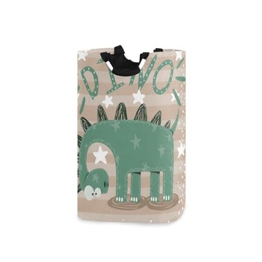 senya Cute Dinosaur Large Storage Basket Collapsible Organizer Bin Laundry Hamper for Nursery Clothes Toys