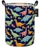 Essme ESSME Dinosaur Laundry Basket Storage Bin large Collapsible Canvas Waterproof Coating Nursery hamper for Toy BinsBaby hamperBoys and GirlsHome OrganizerNavy Blue dinosaur