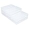 Thintinick 8 Pack Rectangular Clear Plastic Storage Containers Box with Hinged Lid for Beads and Other Small Craft Items 65 x 374 x 118 inch