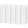 Goodma 100 Pieces Square Mini Clear Plastic Storage Box 216x216x079 in