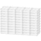 Goodma 100 Pieces Square Mini Clear Plastic Storage Box 216x216x079 in