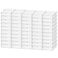 Goodma 100 Pieces Square Mini Clear Plastic Storage Box 216x216x079 in