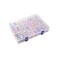 BangQiao 2 Pack Fixed 48 Grids Clear Plastic Divider Storage Box Transparent Organizer Container Case for Bead Button Jewelry Diamond Craft Small Parts Sewing KitDIY Accessories