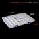 BangQiao 2 Pack Fixed 48 Grids Clear Plastic Divider Storage Box Transparent Organizer Container Case for Bead Button Jewelry Diamond Craft Small Parts Sewing KitDIY Accessories