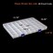 BangQiao 2 Pack Fixed 48 Grids Clear Plastic Divider Storage Box Transparent Organizer Container Case for Bead Button Jewelry Diamond Craft Small Parts Sewing KitDIY Accessories