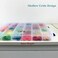 BangQiao 2 Pack Fixed 48 Grids Clear Plastic Divider Storage Box Transparent Organizer Container Case for Bead Button Jewelry Diamond Craft Small Parts Sewing KitDIY Accessories