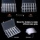 Gospire 2PCS 36 Grids Clear Plastic Jewelry Box Organizer Storage Container with Removable Dividers