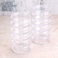 Hipiwe 2 Packs 5 Slot Clear Plastic Round Storage Jars Art Craft Accessory Organizer Box Jewelry Beads Sewing Pills Container Holder for Storage Small Items Hardware