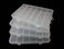 JESEP YONG 4packs Plastic Organizer Box 24 Grids Clear Storage Container Jewelry Box with Fixed Dividers for Beads Art DIY Crafts Jewelry Fishing Tackles 4pcs 24 Grids Box