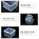 Jetec 36 Pack Clear Small Plastic Container Box Beads Organizer Boxes with Hinged Lid Square Transparent Storage Case for Small Items Jewelry Craft DIY Nail25 x 25 x 15 Inches