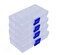 Yansanido 4 Pcs 10 Grids 5 Inch x 25 Inch Adjustable Small Removable Clear Plastic Jewelry Organizer Divider Storage Box Jewelry Earring Tool Containers White 10Grid 4pcs