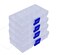 Yansanido 4 Pcs 10 Grids 5 Inch x 25 Inch Adjustable Small Removable Clear Plastic Jewelry Organizer Divider Storage Box Jewelry Earring Tool Containers White 10Grid 4pcs