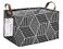 FANKANG Storage BasketNursery Hamper Canvas Laundry Basket Foldable with Waterproof PE Coating Storage Office Bedroom ClothesToys RecBlack Cube