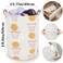 BOOHIT Cotton Fabric Storage BinCollapsible Laundry BasketWaterproof Large Storage basketsToy OrganizerHome Decor basketball