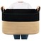 Goodpick Large Woven Storage Basket 216 x 149 x 118 Rectangle Cotton Rope Laundry Basket with Handles Baby Toy Blanket Storage for Living Room Bedroom