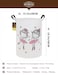 HUNRUNG Collapsible Fabric Storage Basket Waterproof Laundry Hamper with Handles Round Storage Bin for Clothes Foldable Organizer for Bedroom Nursery BathroomDancing girl