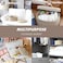 Sea Team Oval Cotton Rope Storage Basket with Lid Lidded Woven Storage Bin Nursery Storage Container Diaper Caddy Baby Shower Basket Box Organizer 15 x 11 x 65 Inches Medium Khaki