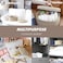 Sea Team Oval Cotton Rope Storage Basket with Lid Lidded Woven Storage Bin Nursery Storage Container Diaper Caddy Baby Shower Basket Box Organizer 15 x 11 x 65 Inches Medium Khaki
