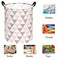 ACMUUNI 197 Round Kids Laundry Basket Gift Baskets Storage Laundry Hamper Baby Toys Nursery Bin with HandlesStorage Basket for Kids Room Bedroom Decor Triangle