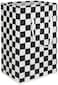 HIYAGON 75L Freestanding Laundry BasketLarge Collapsible Tall Clothes Hamper with HandlesWaterproof Toy Storage Bin for Boys and GirlsBaby NurseryRacing flag