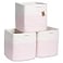 NaturalCozy Storage Cubes 11 Inch Cotton Rope Woven Baskets for Organizing 3Pack Cube Storage Bin Square Storage Baskets for Shelves Organizer Classroom Kids Toy Bins Closet Baby Nursery
