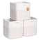 NaturalCozy Storage Cubes 11 Inch Cotton Rope Woven Baskets for Organizing 3Pack Cube Storage Bin Square Storage Baskets for Shelves Organizer Classroom Kids Toy Bins Closet Baby Nursery