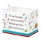 Runtoo Read Book Storage Bins Dr Inspirational Quotes Book Basket Toys Box Organizer for Kids Nursery Classroom Baby Book Shelf