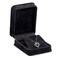 ALLURE BOX Allure Rich Suede Black Luxury Pendant Box Elegant Diamond Pendant Case With Black Velour Interior Jewelry Display Gift Box For Unique Proposal Engagement Or Wedding
