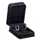 ALLURE BOX Allure Rich Suede Black TStyle Earring Box Elegant Diamond Earring Case With Black Velour Interior Jewelry Display Gift Box For Unique Proposal Engagement Or Wedding