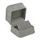 ALLURE BOX Allure Rich Suede Gray Luxury Earring Box Elegant Diamond Earring Case With Gray Velour Interior Jewelry Display Gift Box For Unique Proposal Engagement Or Wedding