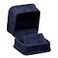 ALLURE BOX Allure Rich Suede Navy Blue Luxury Earring Box Elegant Diamond Earring Case With Blue Velour Interior Jewelry Display Gift Box For Unique Proposal Engagement Or Wedding