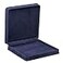 ALLURE BOX Allure Rich Suede Navy Blue Luxury Necklace Box Elegant Diamond Necklace Case With Blue Velour Interior Jewelry Display Gift Box For Unique Proposal Engagement Or Wedding