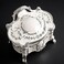 AVESON Luxury Vintage Metal Alloy Jewelry Box Ring Trinket Case Christmas Birthday Gift Small
