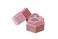 Beatrix &amp; Beatrix Luca Velvet Hexagon Ring Box for weddings proposals engagements and photography Dusty Rose Double