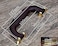 CynKen 1 Pieces PU Leather Handle for Guitar Musical Box Handbags Gift Boxes Wine Boxes Luggage Toolbox Trolley Instrument Case White Gold