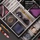 Decorebay Multi purpose Black Wood Handmade Men Tie Storage BoxWatch Box and Jewelry Box Busy Man