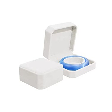 FAYADA Bracelet Box Gift Set of 2 White Velvet Bracelet Gift Box Bangle Display Jewelry Box