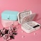 homchen Travel Jewelry Organiser Cases Jewelry Storage Box for Necklace Earrings Rings Bracelet BoxPink